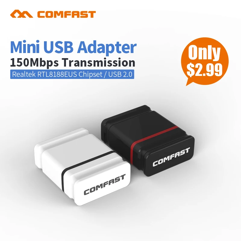 10 шт. RTL8188EUS мини USB Wifi адаптер 150mbps WiFi антенна 802.11b/g/n Wi-Fi донгл беспроводная сетевая