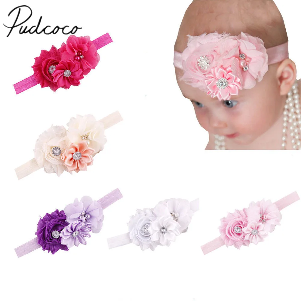 Новинка 2018 Детская повязка на голову для младенцев милые мягкие эластичные