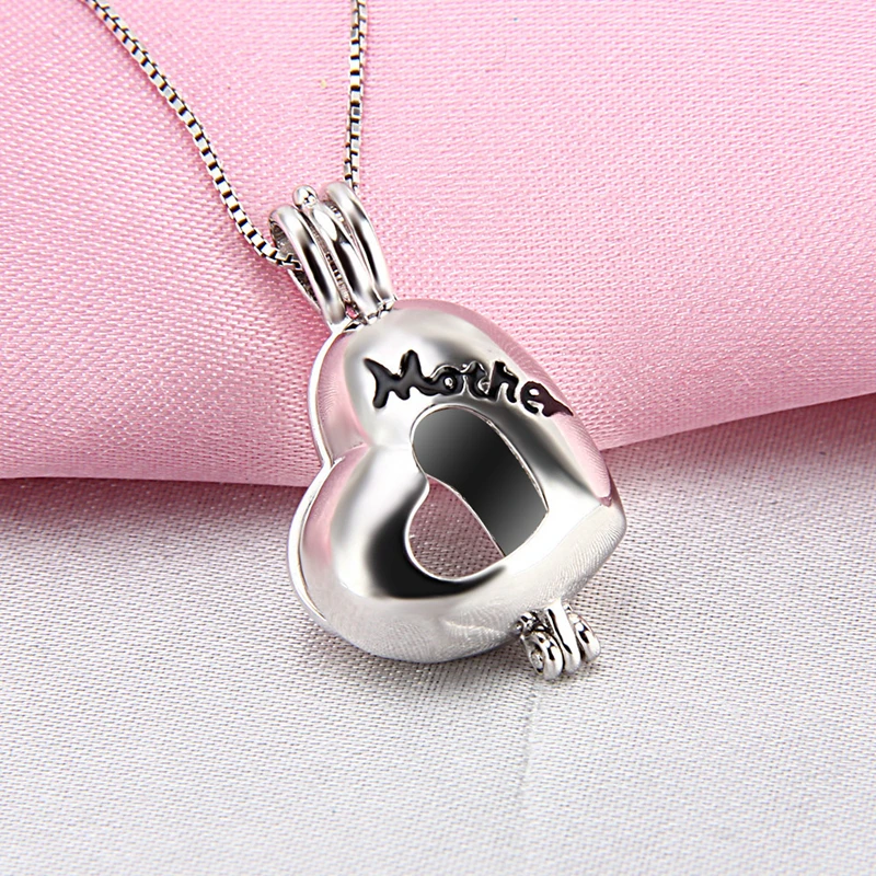 Кулон клетка из серебра 925 пробы с жемчугом|gift for mom|gifts silvergift gifts |