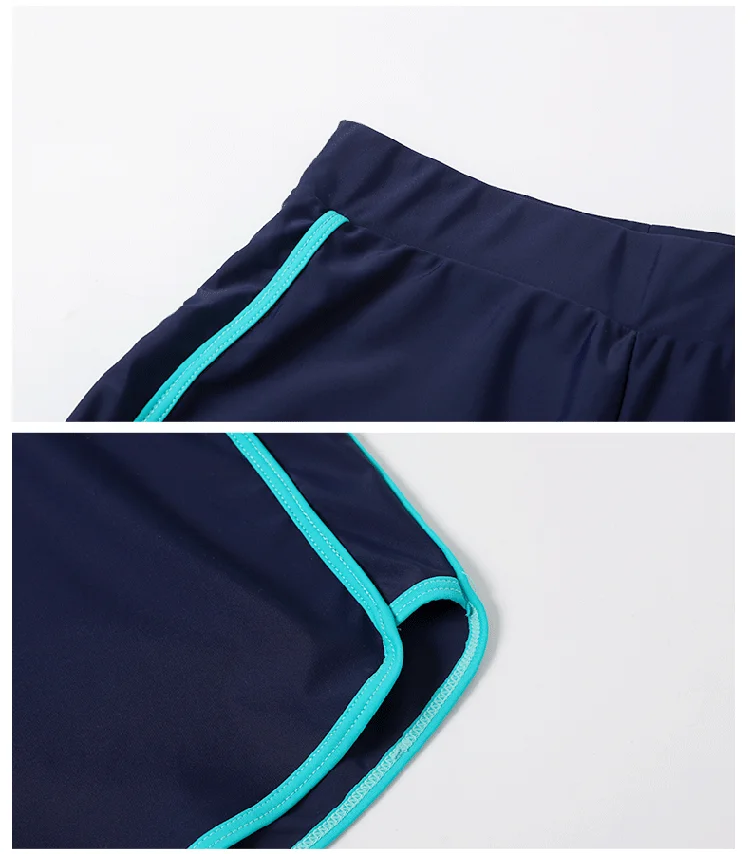 Swimwear Women's Swim Fitness Rush Guard Outdoor Sports Swimming Diving Surfing 5-Piece Set Long Sleeve Leggings Shorts Bikini
