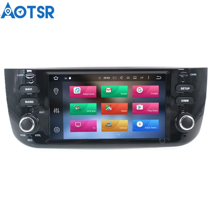 Android 9,0 4+ 32 ГБ автомобиля радио мультимедиа DVD плеер для Fiat Punto 2009- Linea 2012- gps географические карты навигации Стерео Авторадио