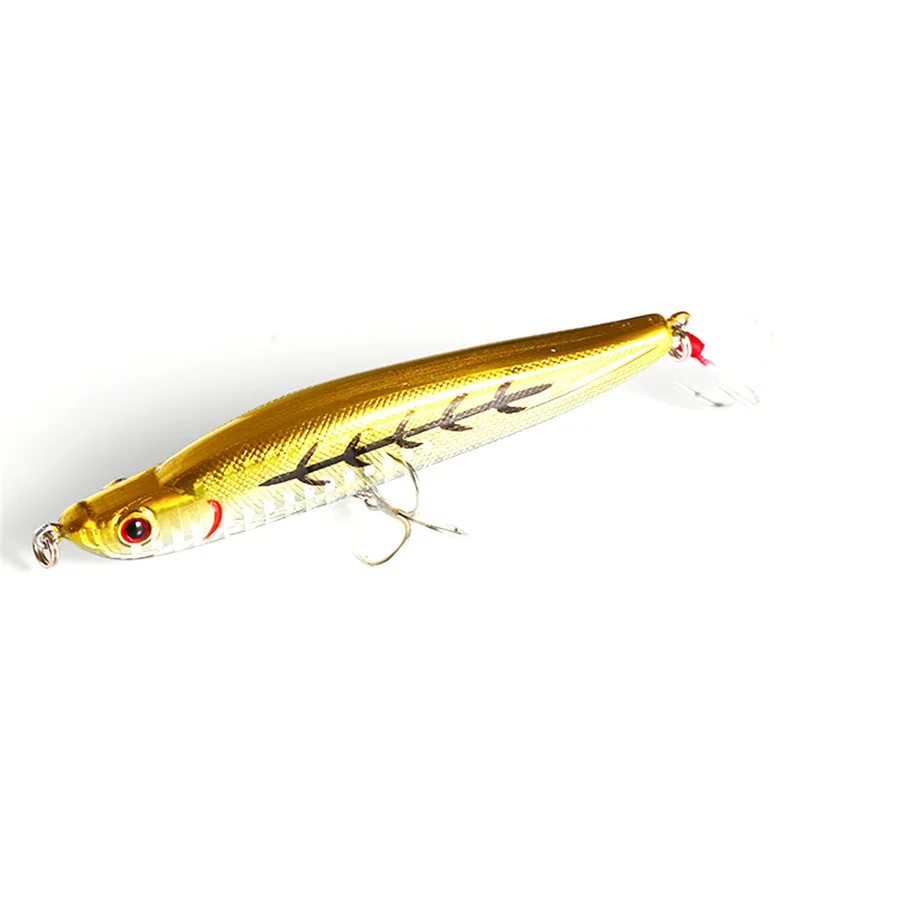 

TUYA 6pcs/set Long Pencil Fishing Lure Minnow Artificial Bait Floating topwater hardlure stickbait Bionic fish 9.5cm 10g