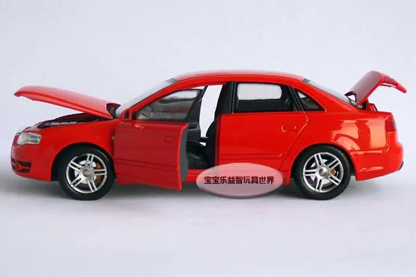 Новый 1:24 AUDI A4 Сплава Литья Под Давлением Модели Автомобиля Игрушки Коллекция С