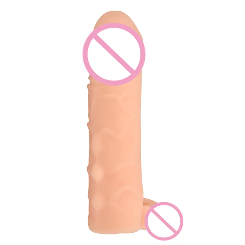 Секс товары силиконовые многоразовые презервативы удлиняющие мягкие для