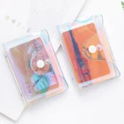 Лазерный прозрачный держатель для кредитных карт с радиочастотной идентификацией, 36 бит, женский и мужской держатель для визиток, Чехол для карт, сумка для паспорта, кошелек для карт, кошелек