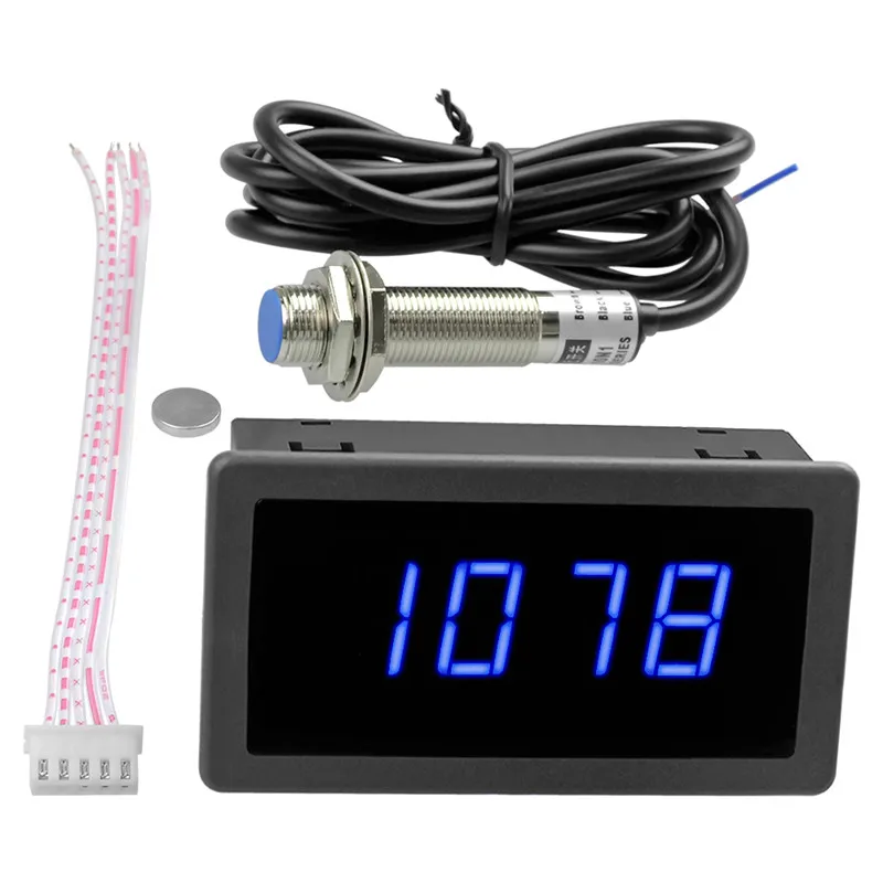 

HANLEI Цифровой тахометр 4 LED синего цвета