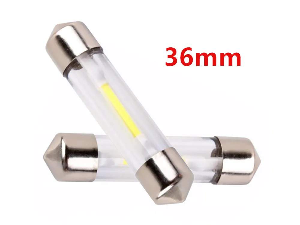 Автомобильные светодиодные лампы C5W COB 2 шт. 36 мм 12 В|c5w cob|car led bulblight source |