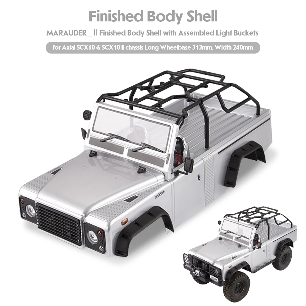 Комплект корпуса Killerbody MARAUDER _ Ⅱ 1:10 RC для автомобиля 313 мм колесная база осевая SCX10