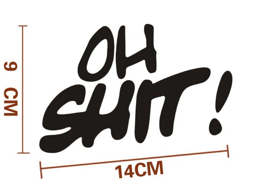 Новинка 14 Х9 см Стильные наклейки для автомобиля с английской надписью в стиле