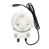 48 шт. светодиодный USB SMD регулируемый кольцевой светильник осветитель лампа+ ЕС адаптер для промышленности стерео микроскоп промышленная камера Лупа - Цвет: Without adapter