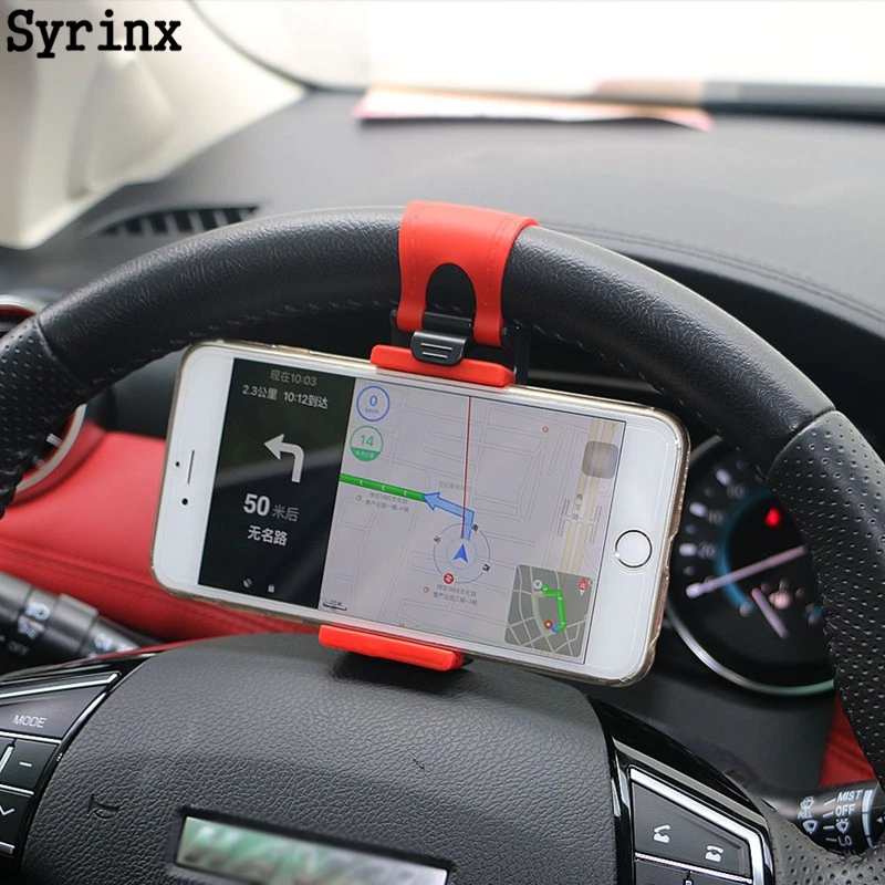 Автомобильный держатель для крепления на руль мобильного телефона IPhone X XS XR Max 6 7 8