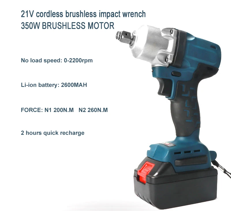 Toolstrong 21V литиевая батарея максимальный крутящий момент 280N. m беспроводной электрический ударный гайковерт Аккумуляторная дрель промышленного класса IW04B