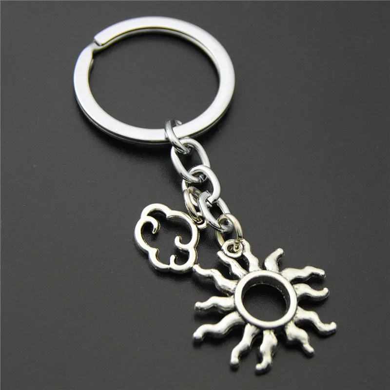 1 шт. брелок для ключей Sun And Cloud Sunny Charm подарочное ювелирное изделие ручной работы