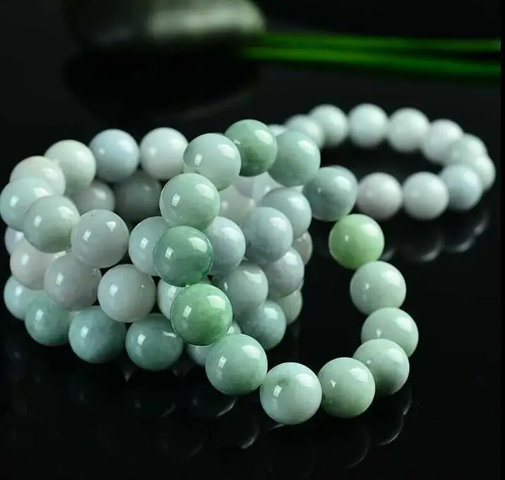 Оптовые натуральные зеленые нефритовые круглые бусины Jadeite 6 1 мм тянущиеся