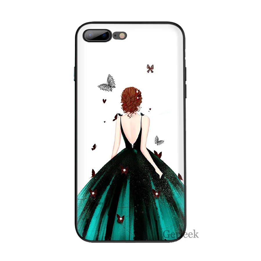 Чехол для телефона свадебное платье девочек iPhone 6 6S 5 5S SE XR X XS MAX 8 7