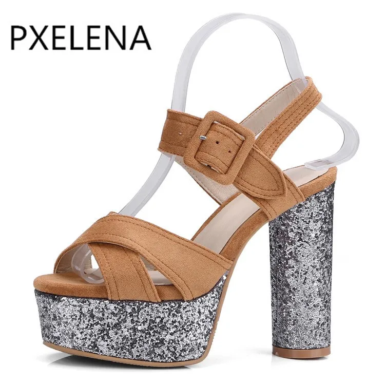 PXELENA/Дизайнерские брендовые новые женские Босоножки с открытым носком босоножки