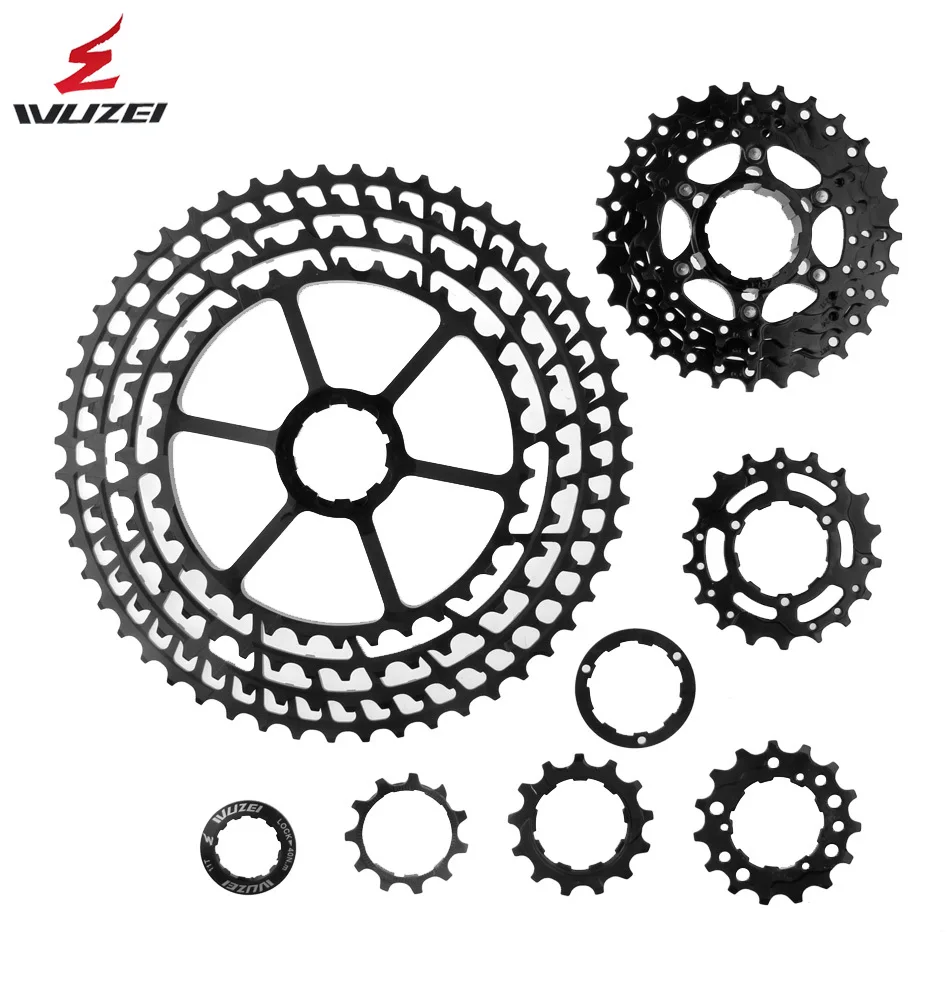 WUZEI 11/12 speed 11-50T 52T кассета Сверхлегкий велосипед Freewheel 11T CNC Freewheel горный велосипед запчасти для Shimano GX