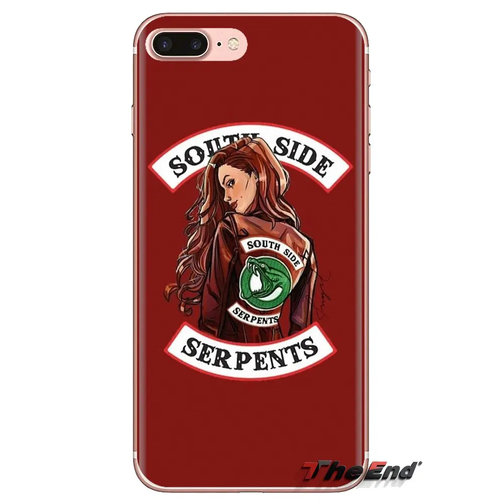 Прозрачные мягкие чехлы для телевизора с изображением ривердейла Черил Блоссом