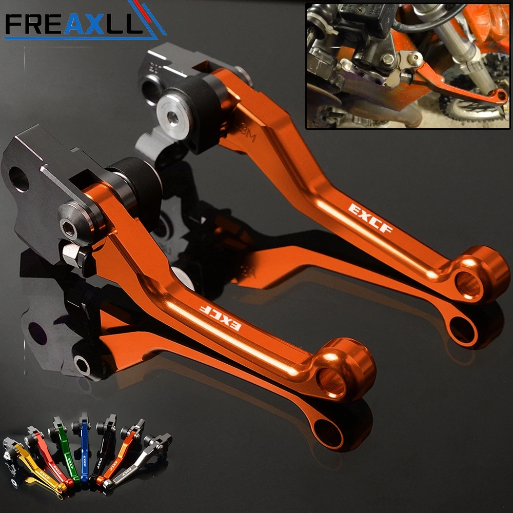 

Для 250EXC-F 350EXCF 450EXCF 500EXC-F 2012-2018 ЧПУ рычаги для Dirt Pit Bike сводные мотоцикл тормозных сцепления аксессуары для рычагов