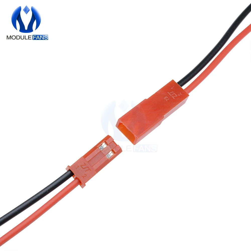 10 пар 100 мм 10 см jst штекер гнездовой