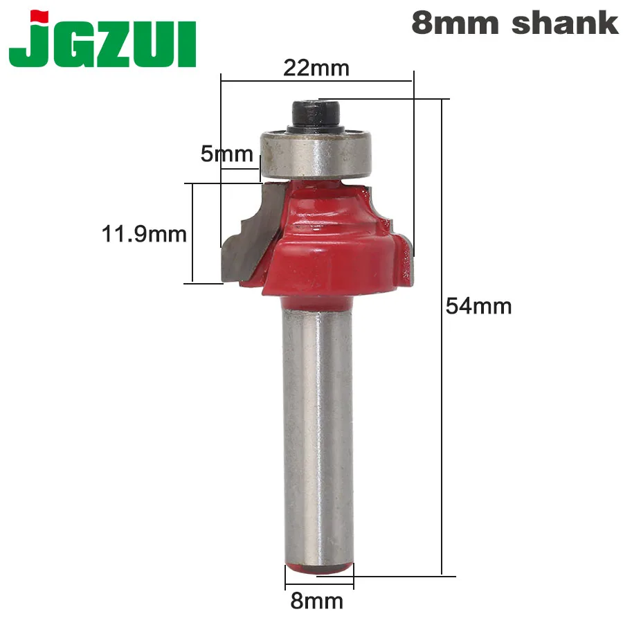 

Classical Cove Edging Router Bit - " Radius -8" Shank