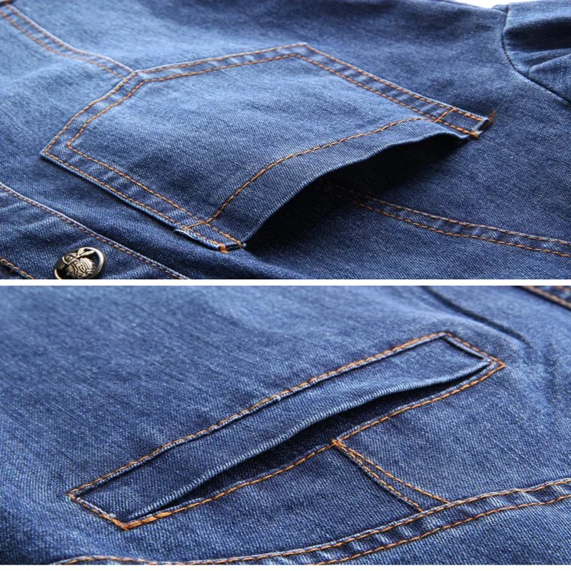 

Denim Dresses Autumn and Winter New Women Korean Slim Denim Dress Fashion Style Was Thin Waist High In The Long Section R474