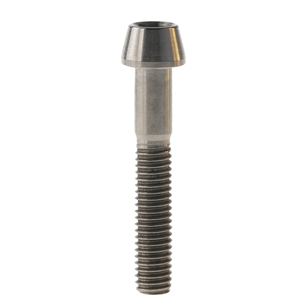 M6x55mm Original Титановые болты Ti винтовые конические головки M6x40 45 50 55 60 65 мм велосипедные болты для велосипедных деталей - Цвет: M6x55mm Original