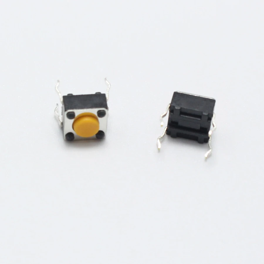 20 шт. 6x6x4 3 мм SMT 4pin Тактильные Такт Мини кнопочный переключатель 6*6*4 4p микро |