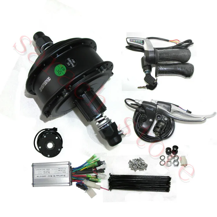 

250w 36v 36hole brushless geared hub motor,electric mountain bike conversion kit , dc electric motor