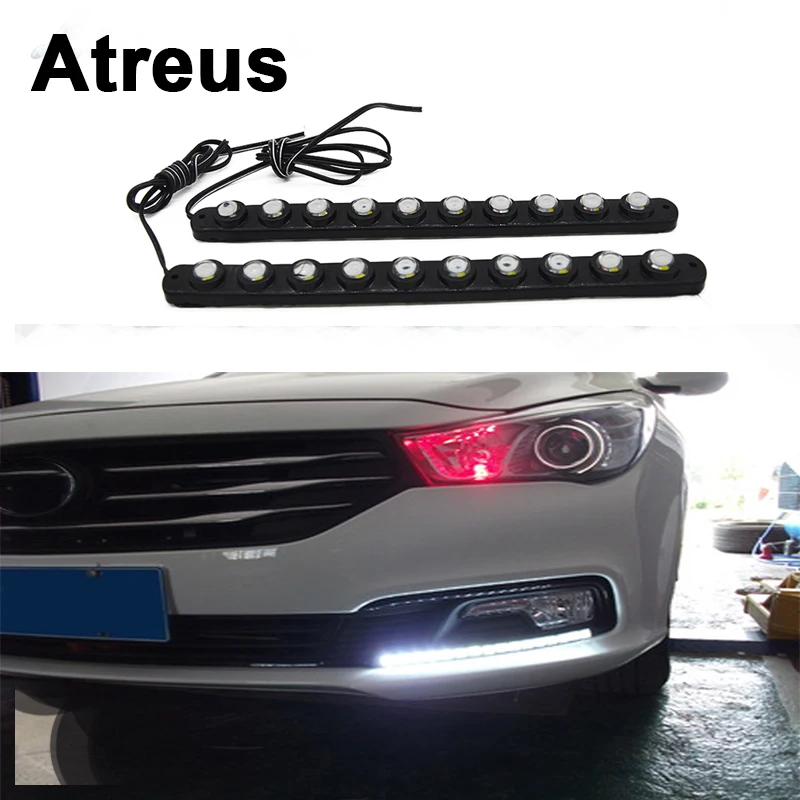 Atreus 2 шт. для Nissan qashqai Citroen c4 c5 c3 Chevrolet cruze aveo Peugeot 206 Автомобильные фары дневного