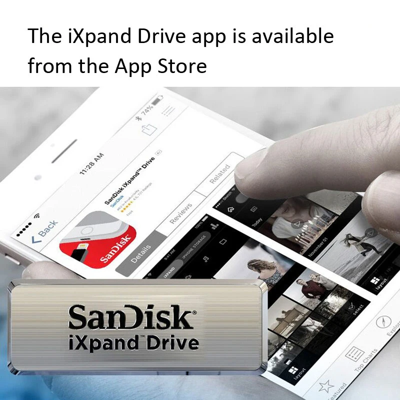 Флеш-накопитель SANDISK USB3.0 64GB 128GB 256GB Micro Usb флеш-накопитель Lightning/Otg Usb флеш-накопитель для iPhone/iPad/iPod Memory Stick