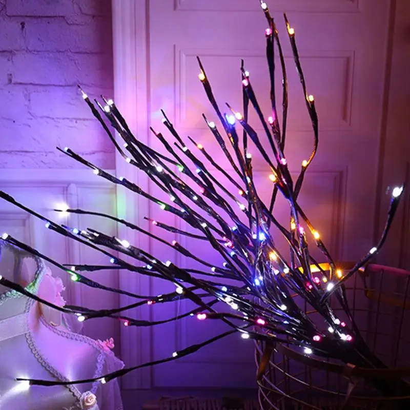 Рождественский Home Decor Light вечерние свадебные цветочные отрасль Willow|Кулоны и