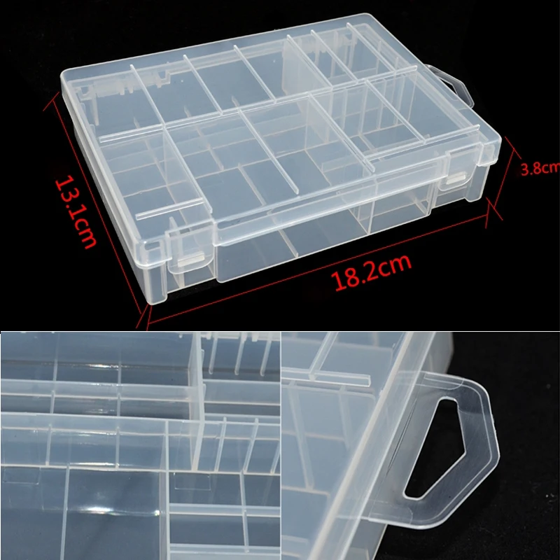 182X131X38mm AA AAA 9V контейнер для батарей портативный пластиковый ящик хранения