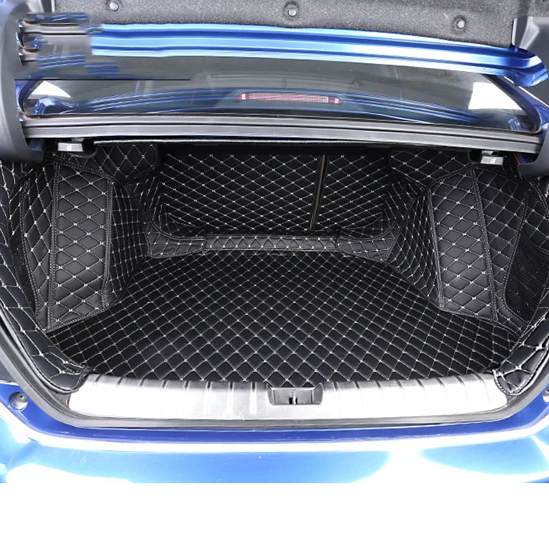 Кожаные Коврики для багажника автомобиля Honda Civic 2016-2017 5 шт. в комплекте