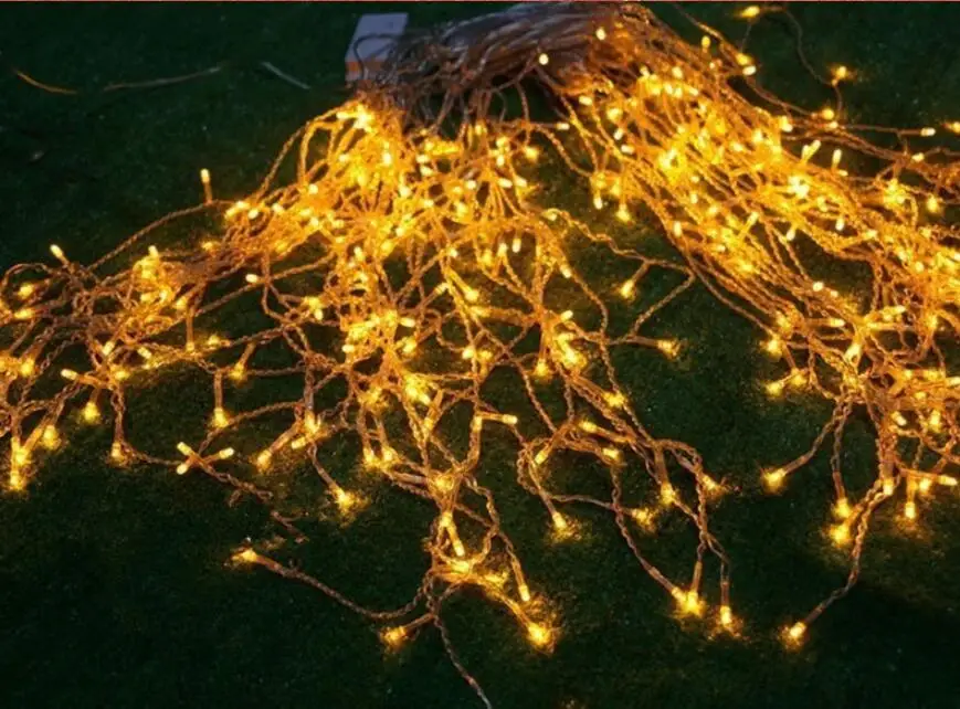 

16M*0.65M 480led Outdoor waterproof Christmas String Fairy Wedding Hotel Birthday Party Decorations Curtain Lights