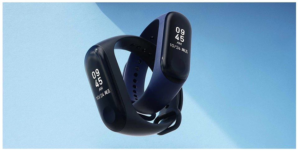 Xiaomi mi Band 3 умный Браслет Водонепроницаемый отчет о погоде mi Band 3 водонепроницаемый АОН OLED экран умный Браслет mi band 3