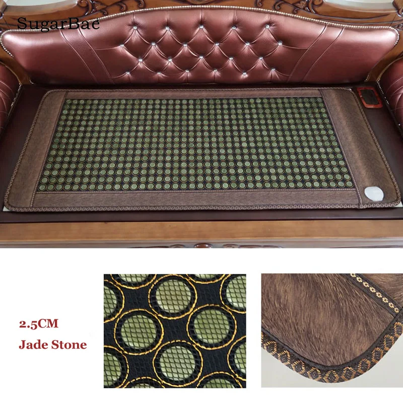 masaje jade mat electirc heating jade mattress best gift for parents free shipping