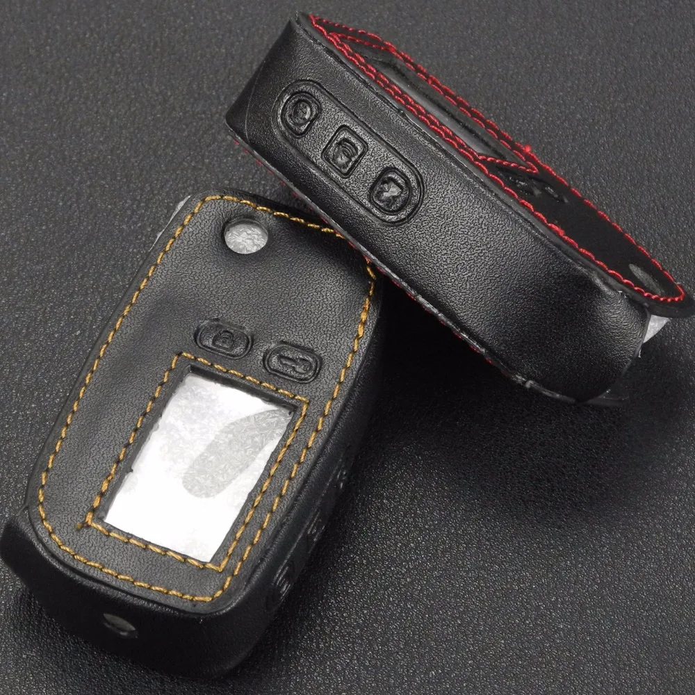 jingyuqin Remote Folding Flip 5 Buttons Leather Case Fob Cover For Tomahawk TW9010 TW9020 TW9030 Two Way Alarm System | Автомобили и