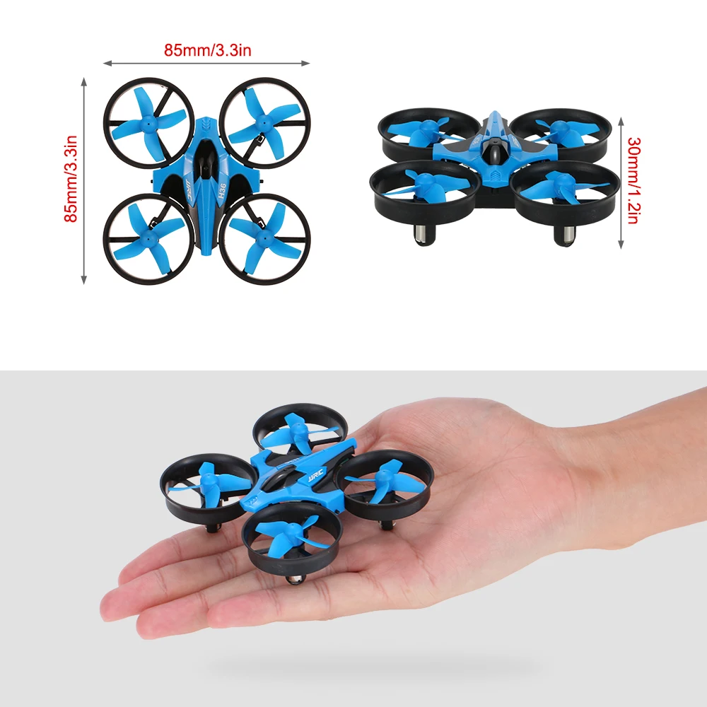 JJR/C JJRC H36 2,4G 4CH 6-Axis Gyro 3D-Flip Безголовый режим один ключ возврат анти-раздавить НЛО RC Quadcopter RTF мини-Дрон