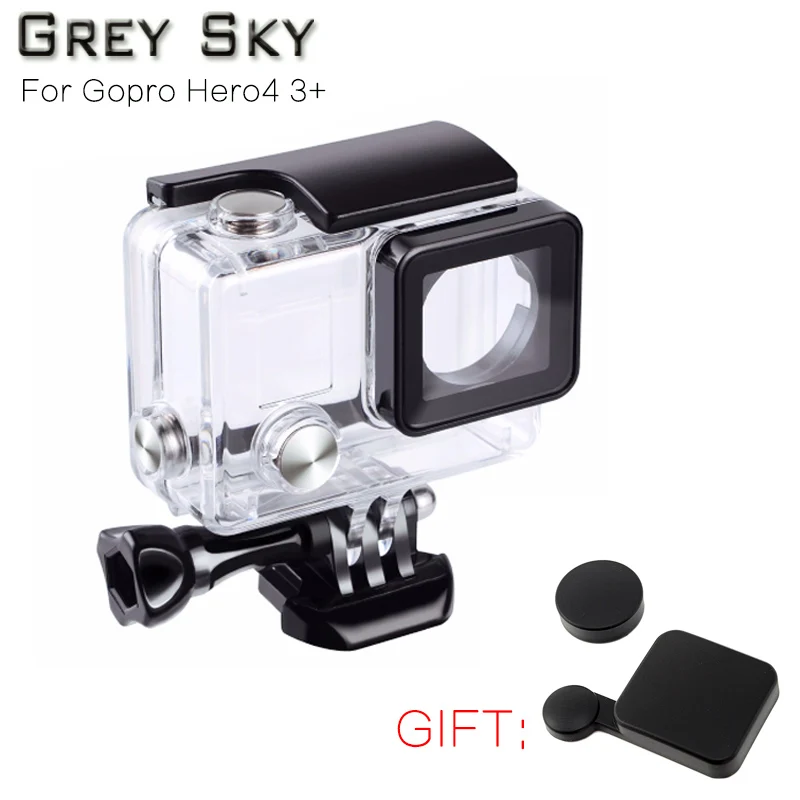 Водонепроницаемый чехол для Gopro hero 4 Hero3 + 3 подводный защитный Go pro