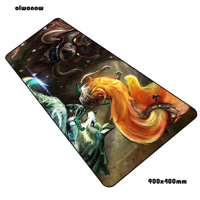 Zelda Коврик для мыши геймер подарки 90x40 см notbook коврик для мыши игровой коврик для мыши большой восхитительный коврик для мыши ПК настольный коврик для мыши