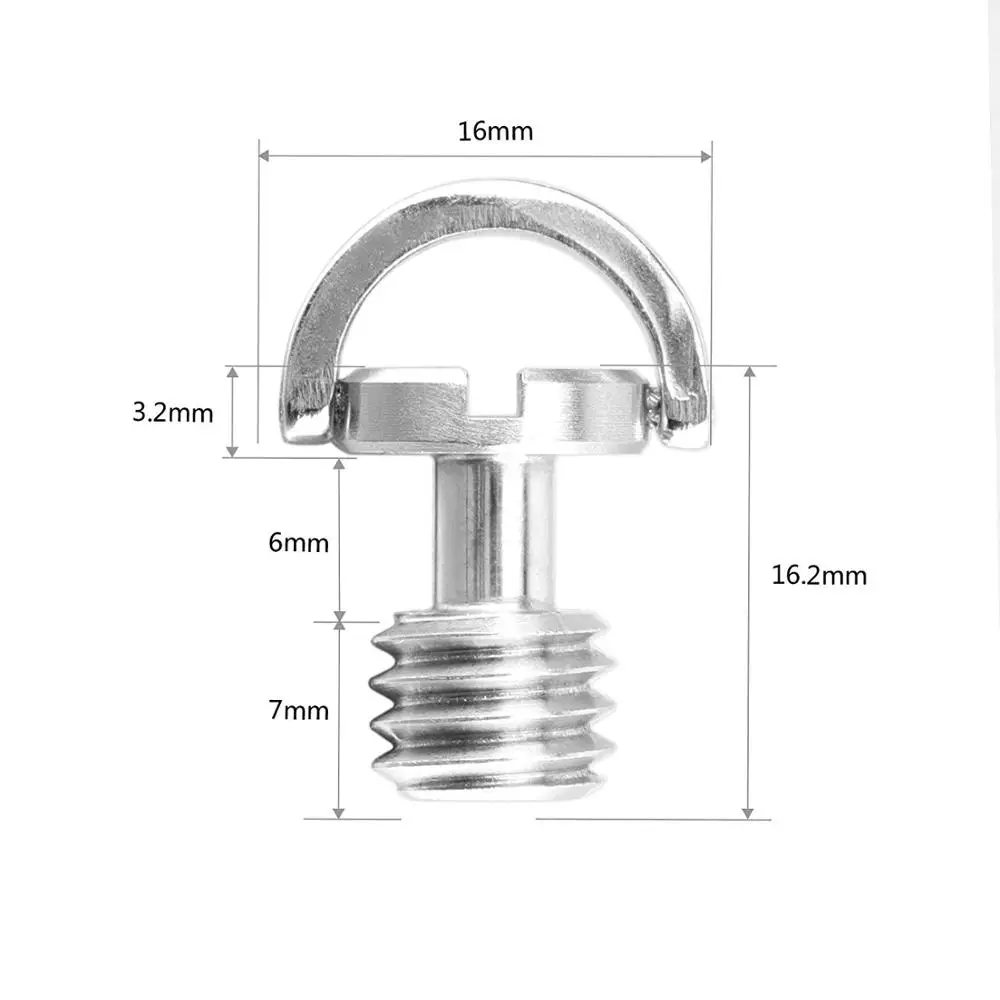 XILETU длинный вал D-Ring Винт 3/8 &quot-16 резьба штатив для камеры быстросъемный крепежный
