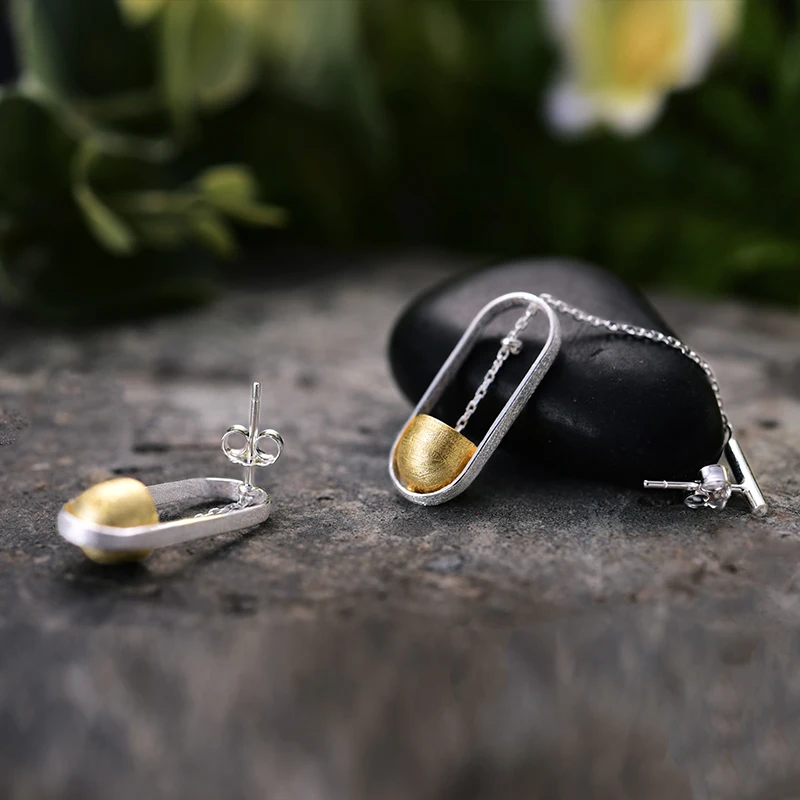 Lotus Fun Moment реального 925 пробы серебро ручной работы Модные украшения творческий