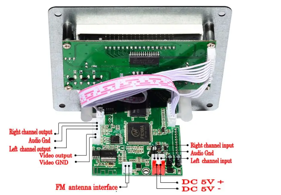 DTS Lossless APE/WAV/MP3 Decoding Bluetooth 4.2 Receiver Board MP5 MP3 player Decoder HD Video | Электроника