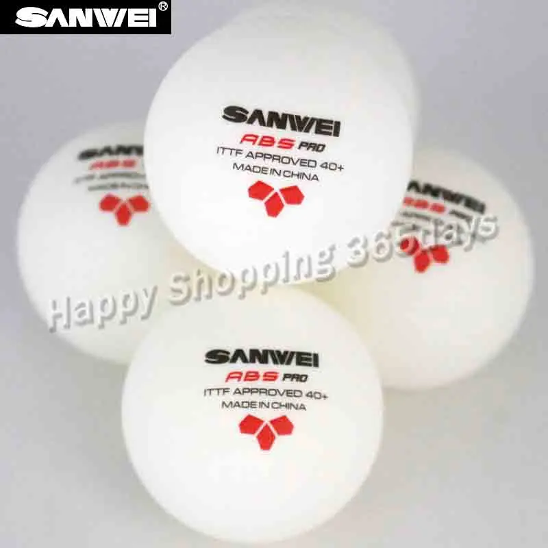 ITTF Apprved SANWEI 3 Star 40 + ABS PRO Seamed PP мяч для настольного тенниса/мяч пинг понга Бесплатная