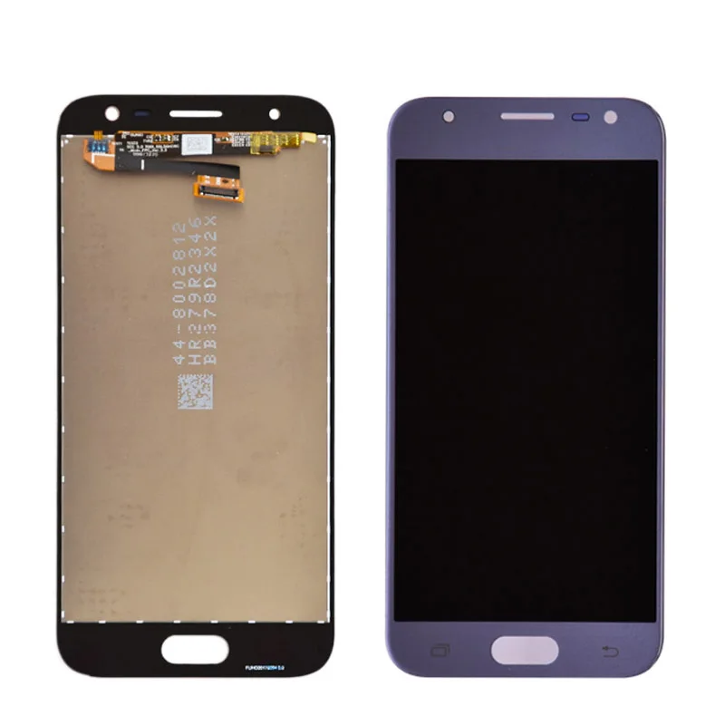 No frame Blue Для Samsung Galaxy J3 J330 J330F J330G ЖК-дисплей и кодирующий преобразователь сенсорного экрана в сборе J3 Pro Dual SIM lcd - Цвет: No frame Blue