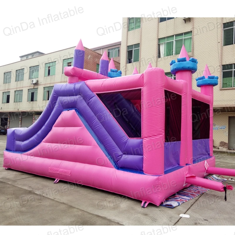 Guangzhou Qinda Princess inflatable bouncy castle with water slide swimming pool kids jumping for sale | Игрушки и хобби
