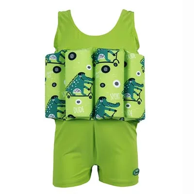 Green boxer shorts Girls Swimsuits Child Swimming Trunks Shorts Children's Swimwear Kids Buoyancy Swimsuit Baby Boys Girls Swim Vest - Цвет: Green boxer shorts