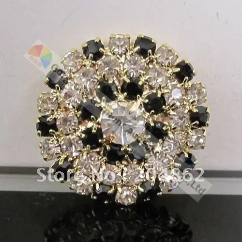 20 шт 25 мм Чешский горный хрусталь Кнопка хрустальные кольца с кристаллом Монтана