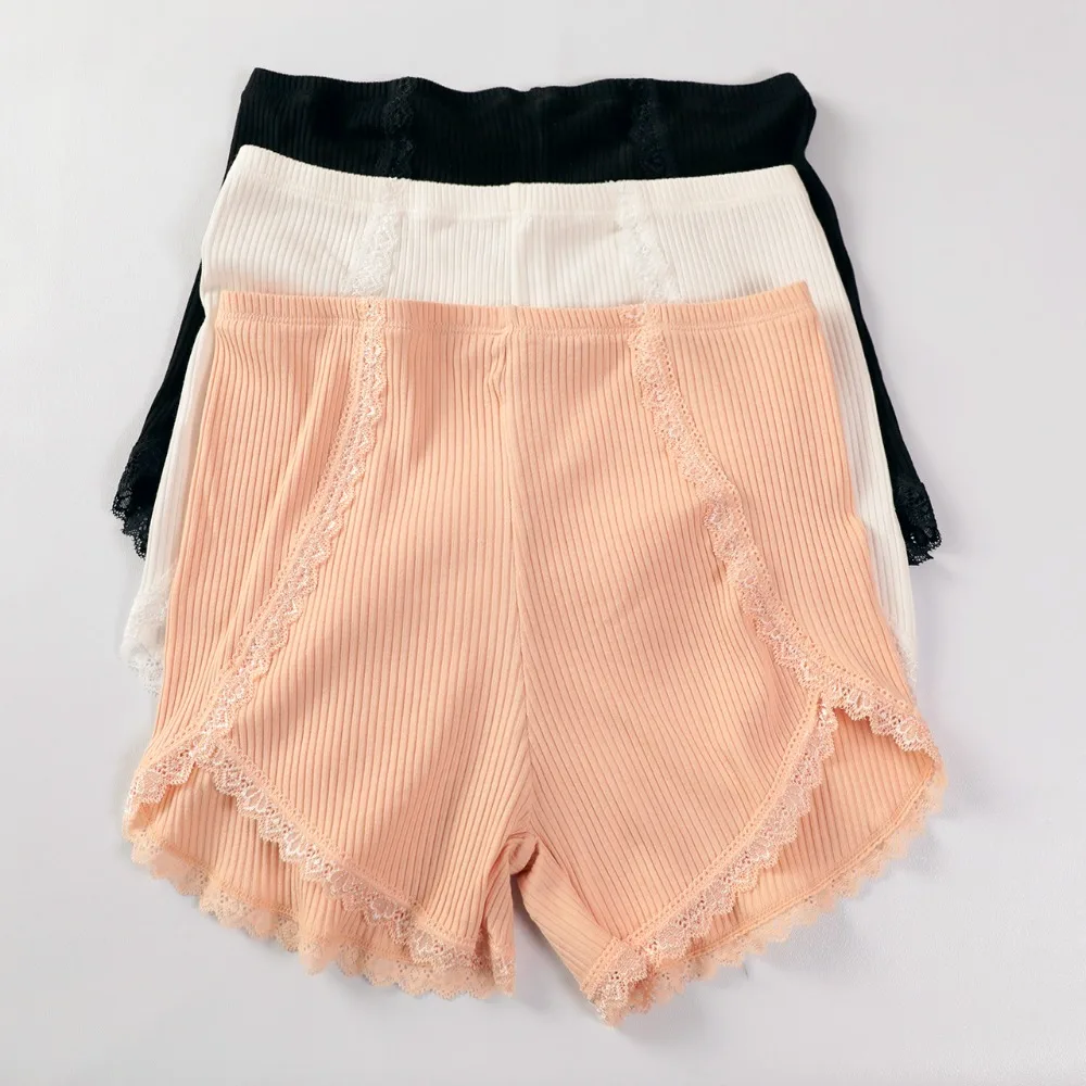 2 шт./лот кружевные защитные брюки летние тонкие шорты женское нижнее белье